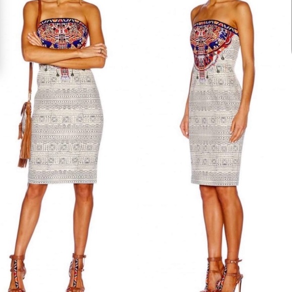 Camilla Dresses & Skirts - Camilla Beaded Multicolor Dress